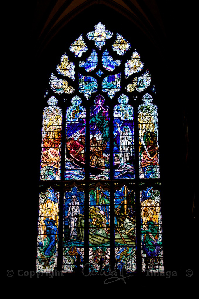 The magnificent north window by Douglas Strachan